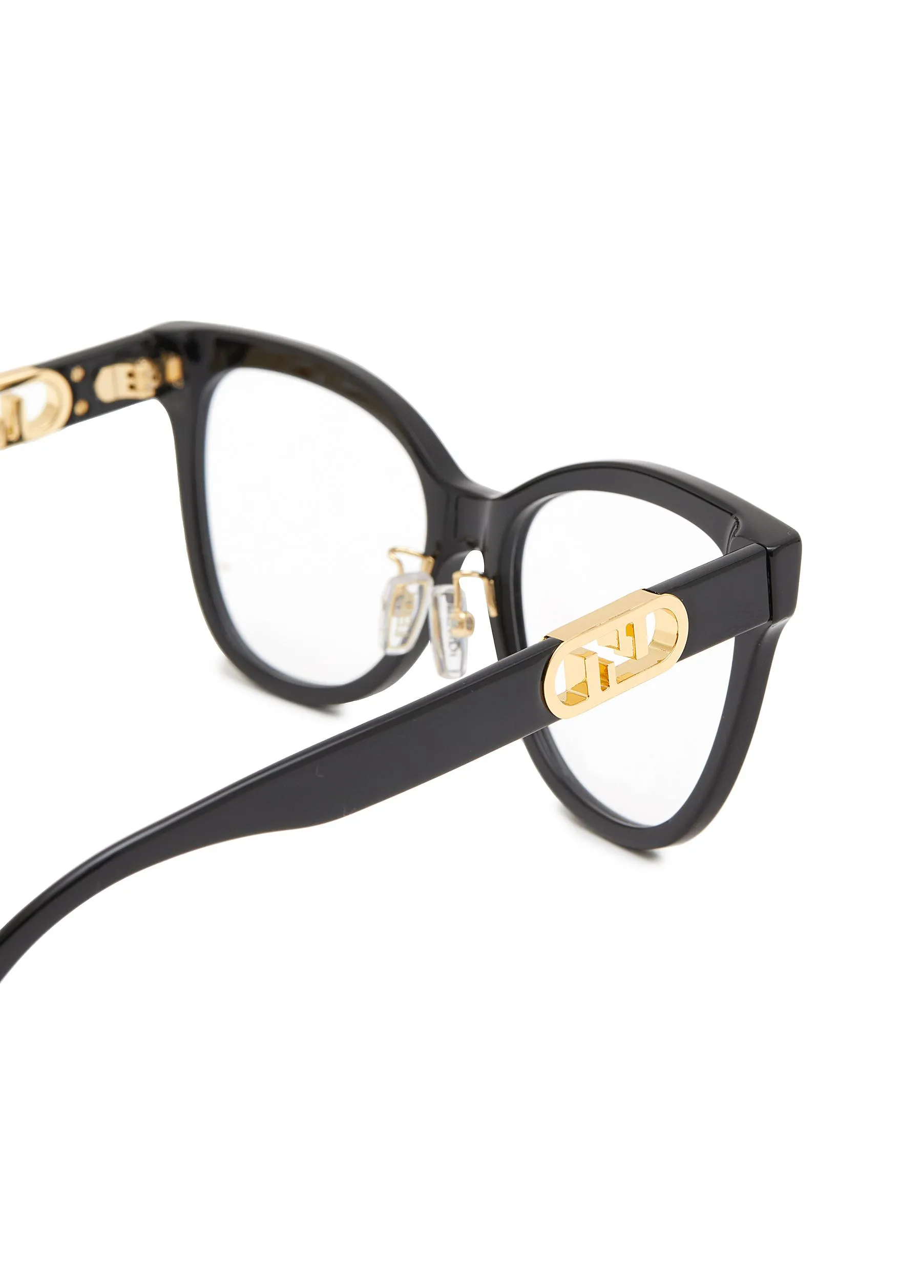 -----------FENDI ---- ------------ ----O'Lock Acetate Cat Eye Glasses --