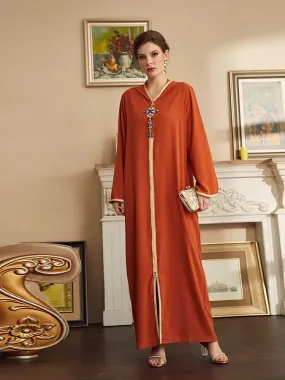 Abaya Clothes Women Muslim Dress Moroccan Djellaba