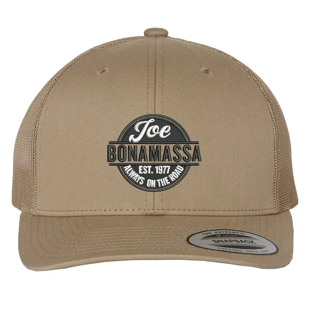 Always On The Road Stamp Trucker Hat