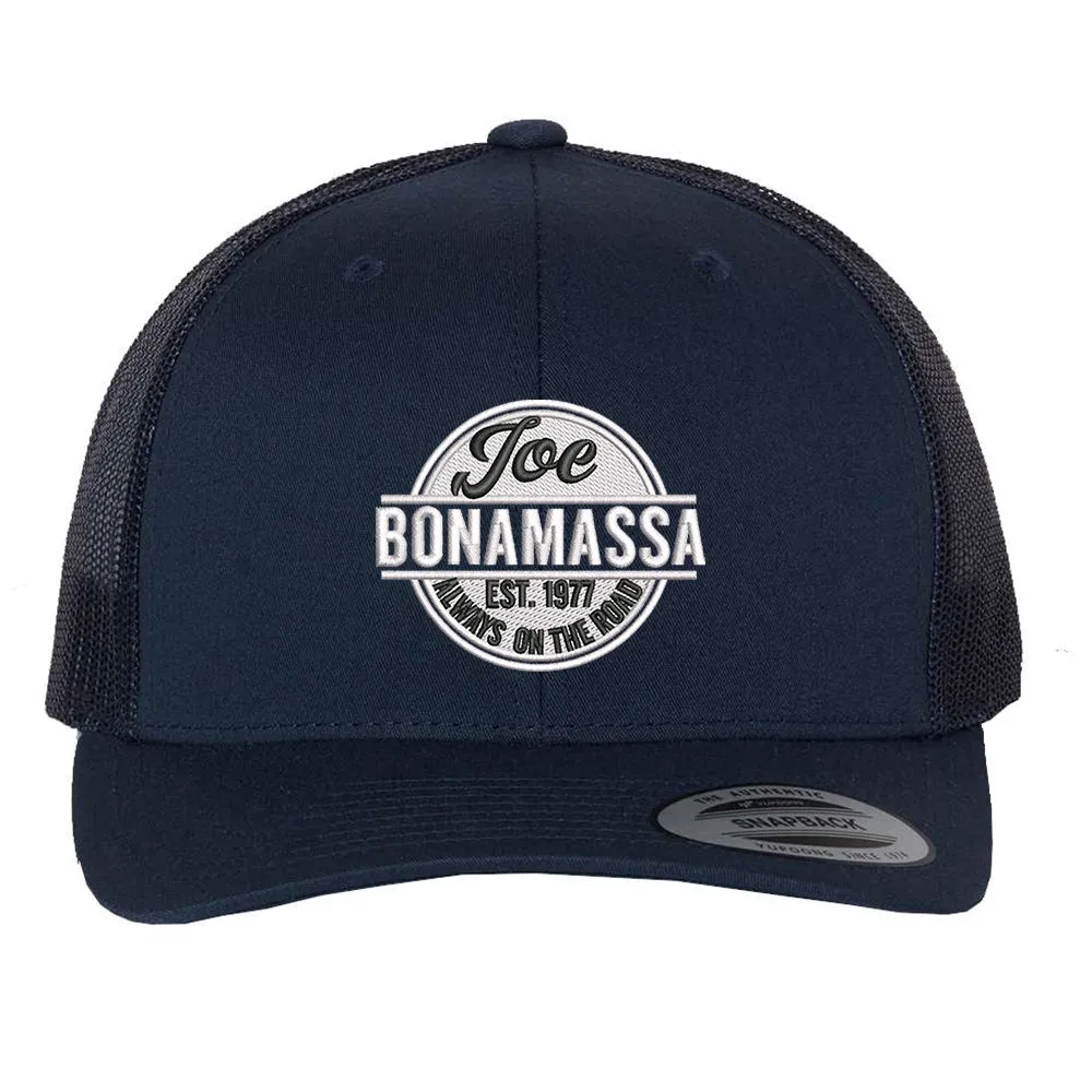 Always On The Road Stamp Trucker Hat