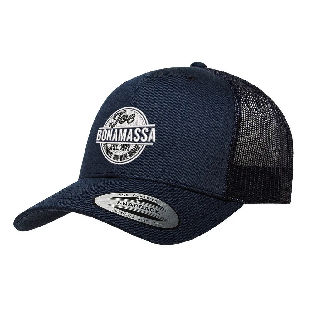 Always On The Road Stamp Trucker Hat