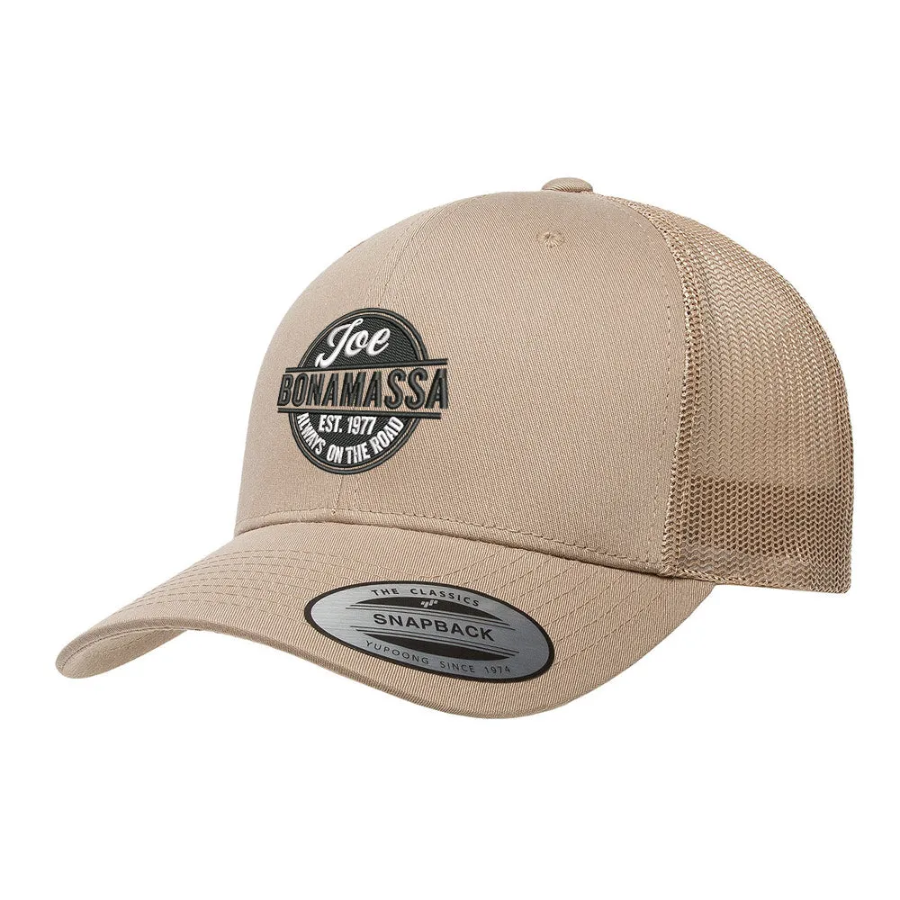 Always On The Road Stamp Trucker Hat