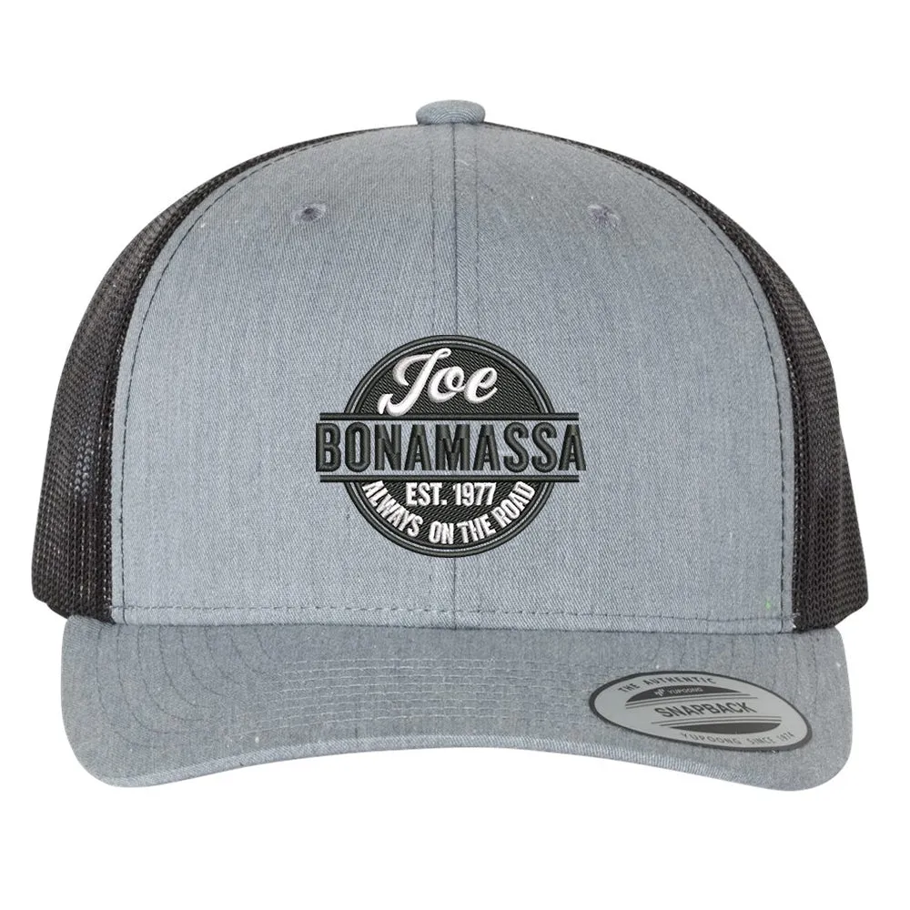 Always On The Road Stamp Trucker Hat