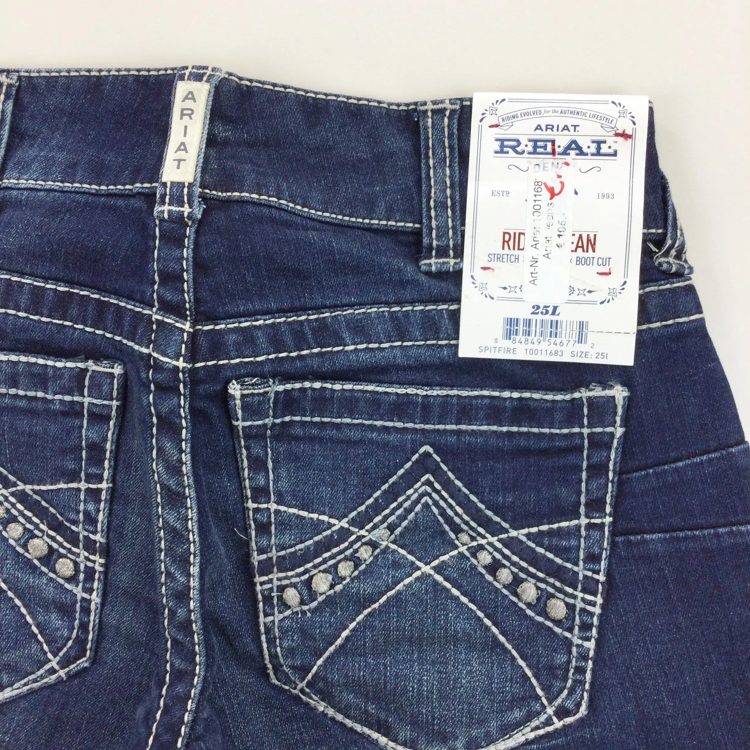 Ariat Real Deadstock 10011683 Denim Jeans - 25L