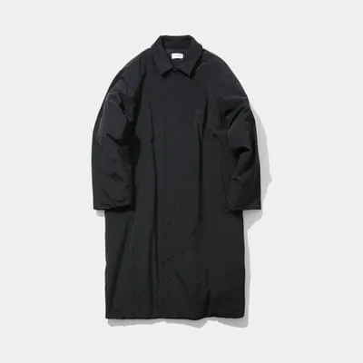 ATON Techno Cotton Padded Coat Black