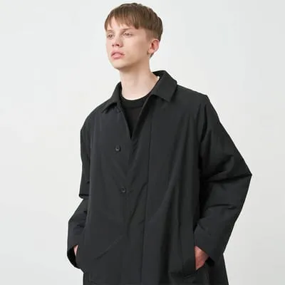 ATON Techno Cotton Padded Coat Black