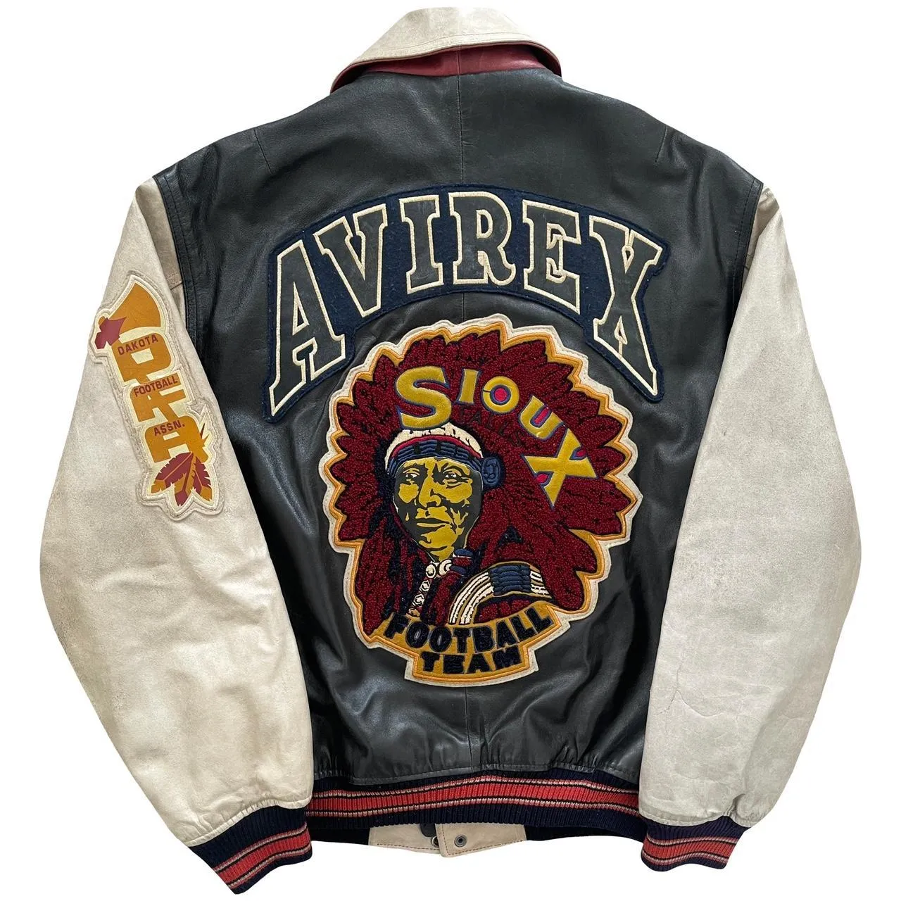 Avirex Leather Varsity Jacket