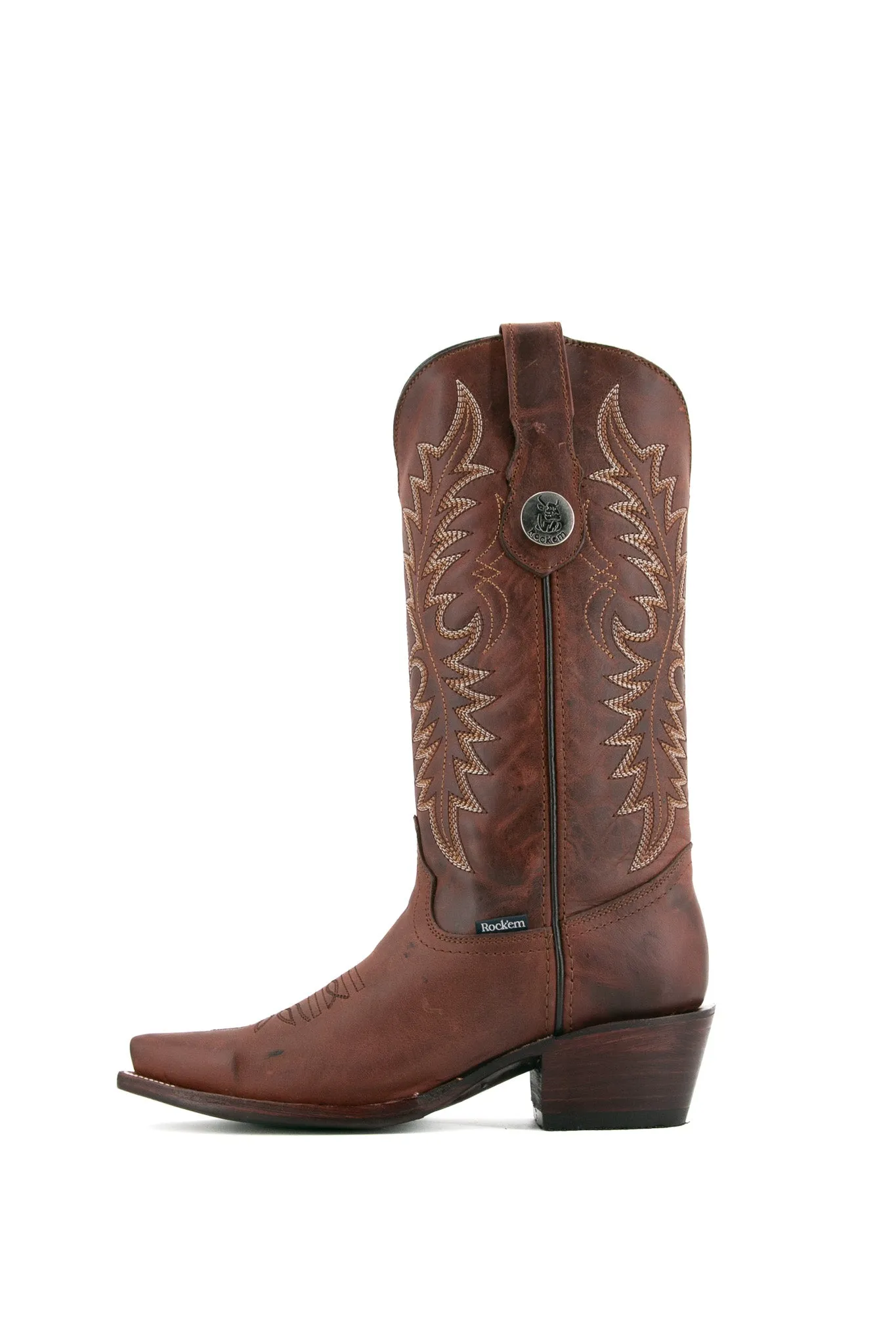 Bailey Ebano Snip Toe Cowgirl Boot