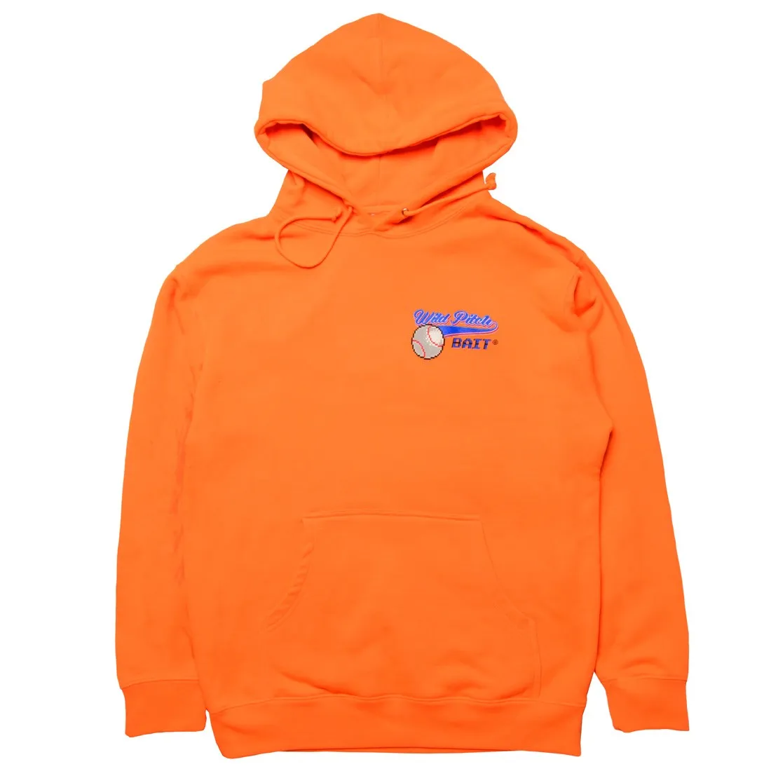 BAIT Men 8 BIT Baseball Hoody (orange / safety)