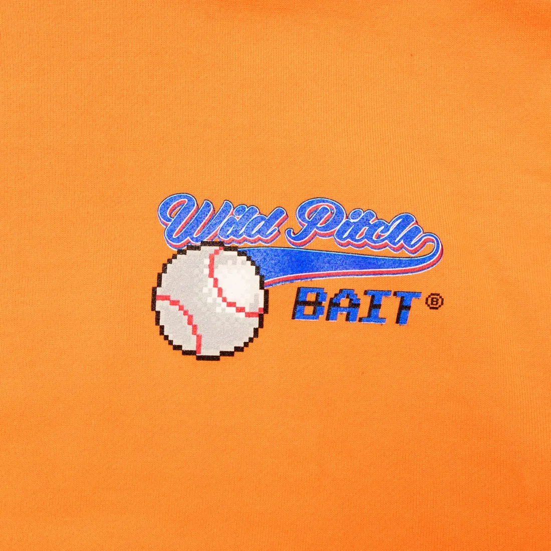 BAIT Men 8 BIT Baseball Hoody (orange / safety)