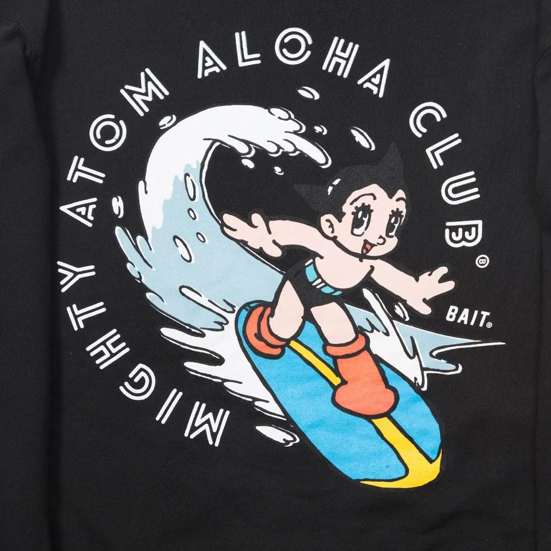 BAIT x Astro Boy Men Aloha Surf Hoody (black)