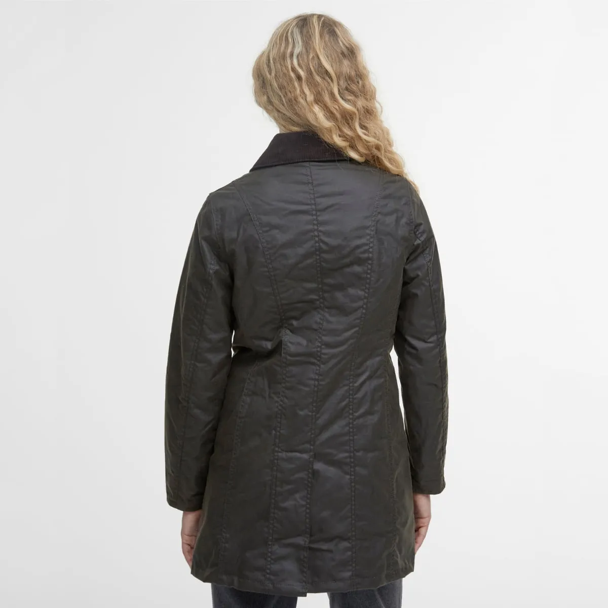 Barbour Belsay Women's Waxed Jacket | Olive