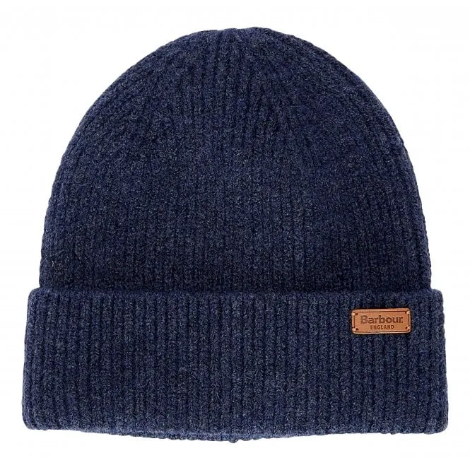 Barbour  Womens Pendle Navy Beanie Hat LHA0476NY91