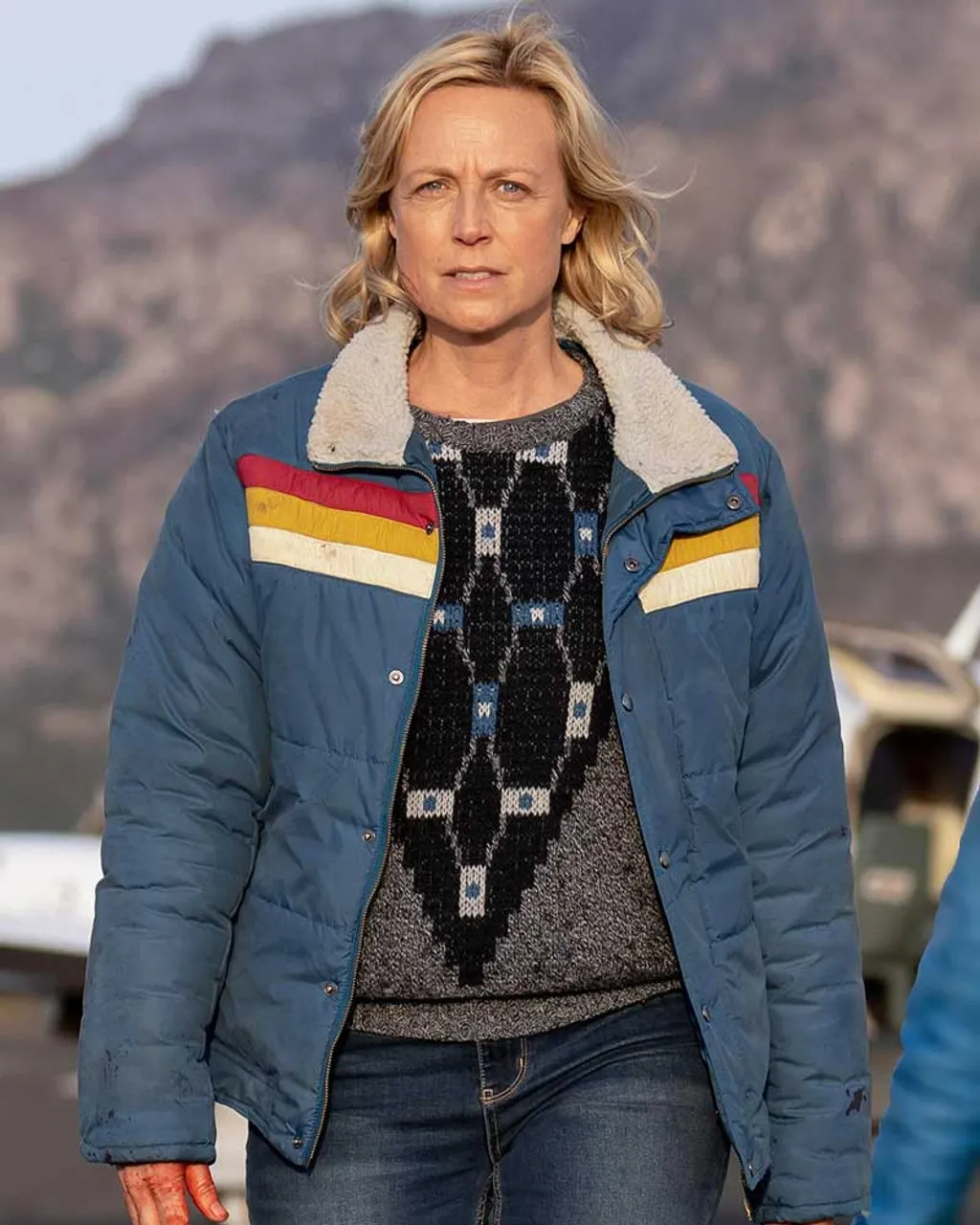 Bay of Fires 2023 Marta Dusseldorp Blue Stripe Jacket