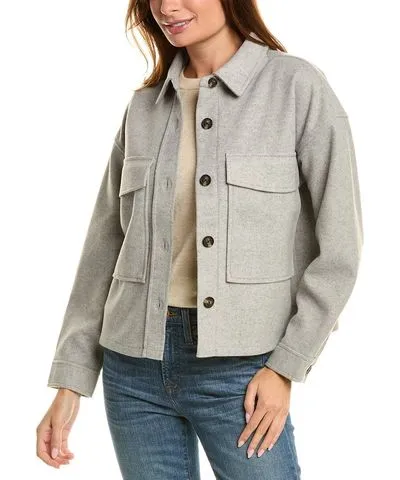 Beachlunchlounge Double Faced Cropped Knit Jacket