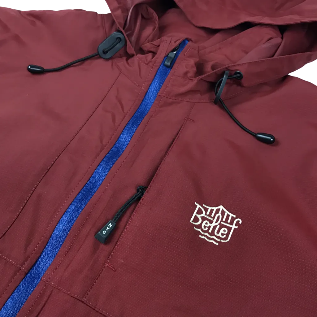 Belief NYC Nylon Windbreaker Brick