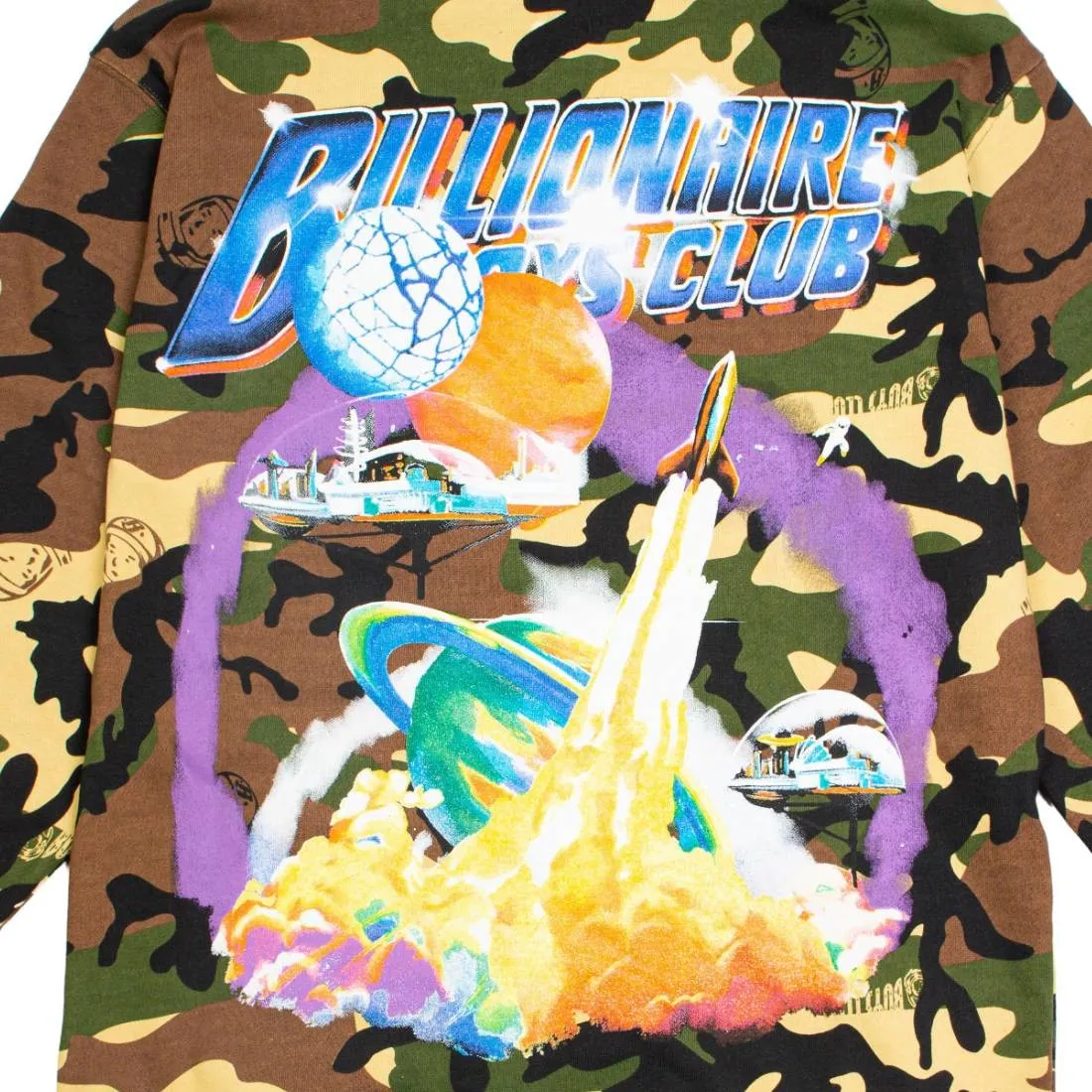 Billionaire Boys Club Men Crafts Hoody (brown / camo cocoon)