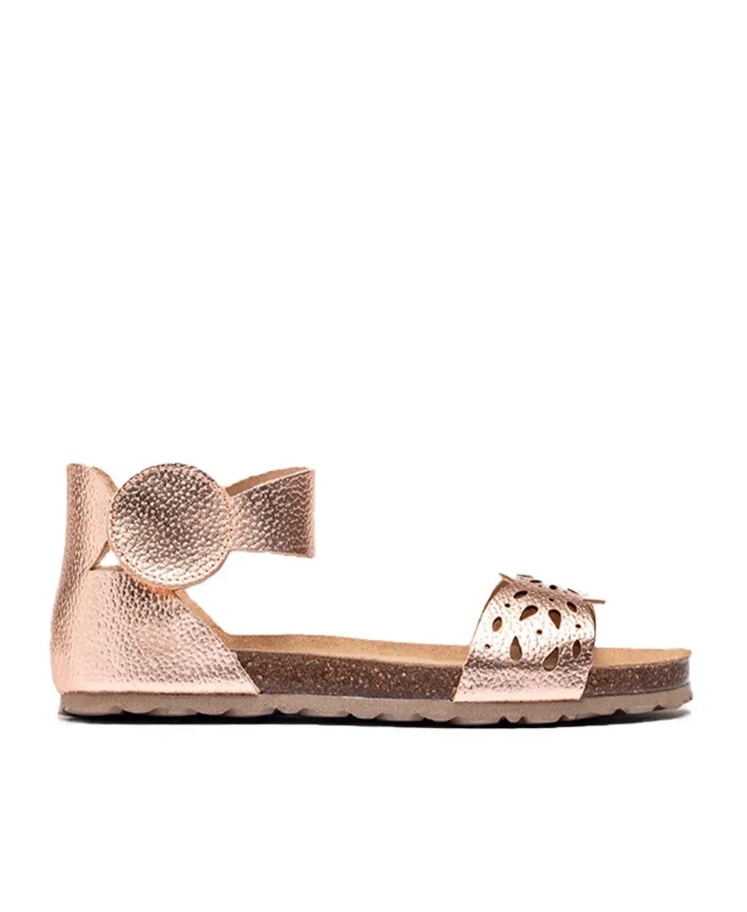 Bio metallic Yokono Villa 086 flat sandal