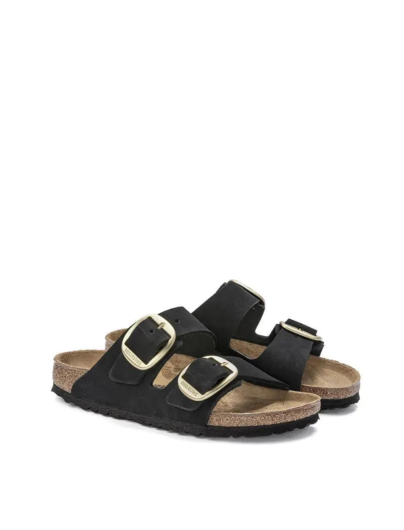 Birkenstock Arizona Big Buckle LENB Narrow Fit Black / Gold