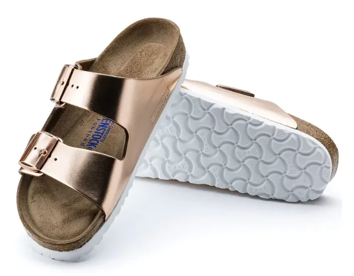 BIRKENSTOCK WOMENS ARIZONA SANDAL METALLIC COPPER – 952091