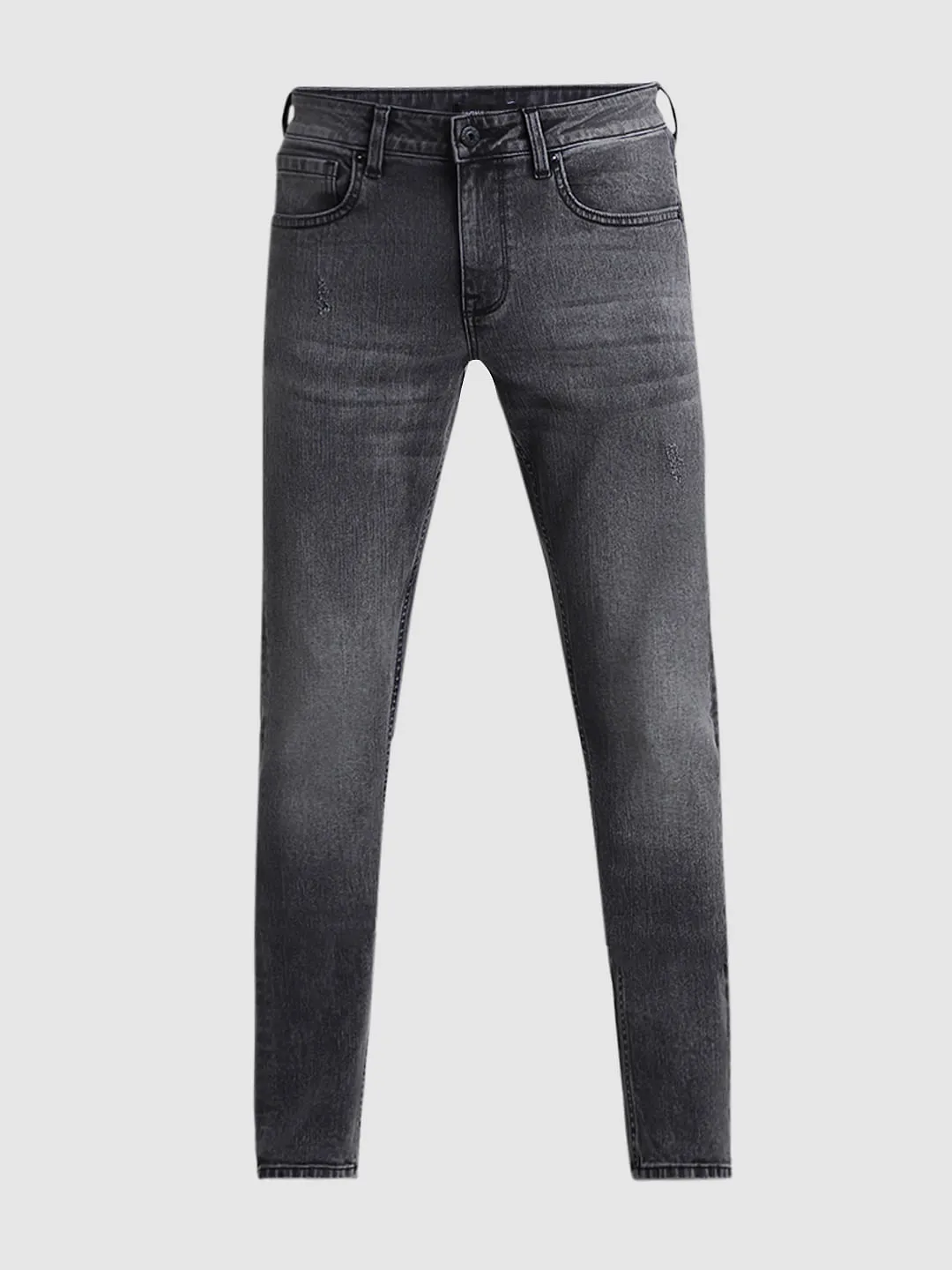 Black Low Rise Glenn Slim Fit Jeans