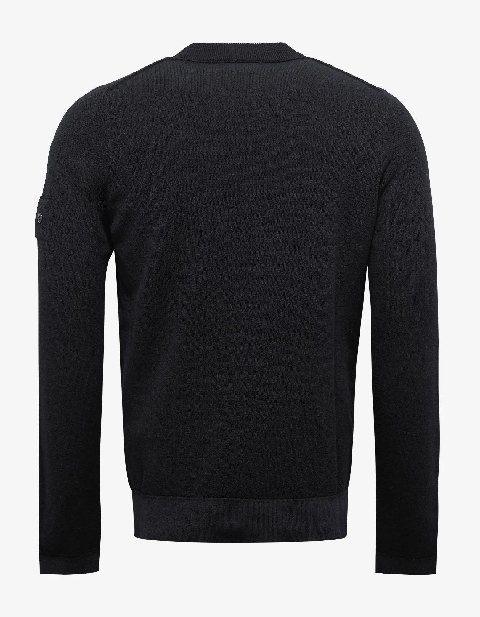 Black Wool Blend Sweater