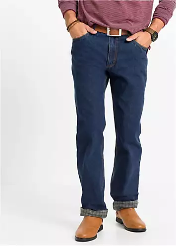 bonprix Men’s Lined Winter Jeans