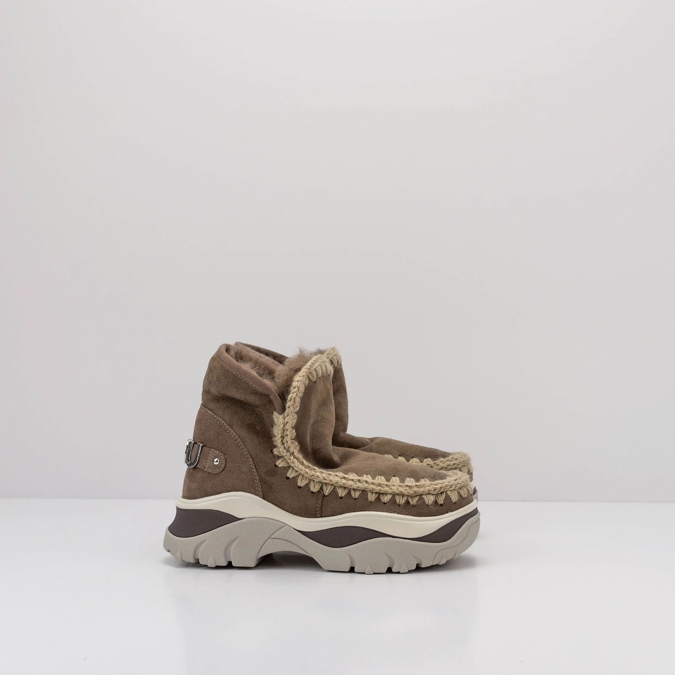 BOTA - MOU - CHUNKY ESKIMO SNEAKER BIG LOGO ELEPHANT GREY