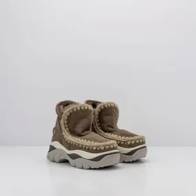 BOTA - MOU - CHUNKY ESKIMO SNEAKER BIG LOGO ELEPHANT GREY