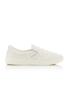 Bottega Veneta Sawyer Intrecciato Leather Sneakers