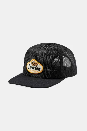 Canine Full Mesh Trucker Hat - Black/Black