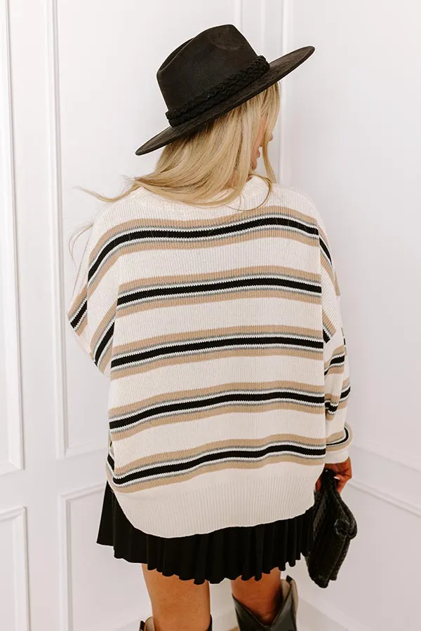 Cappuccino Cutie Knit Sweater