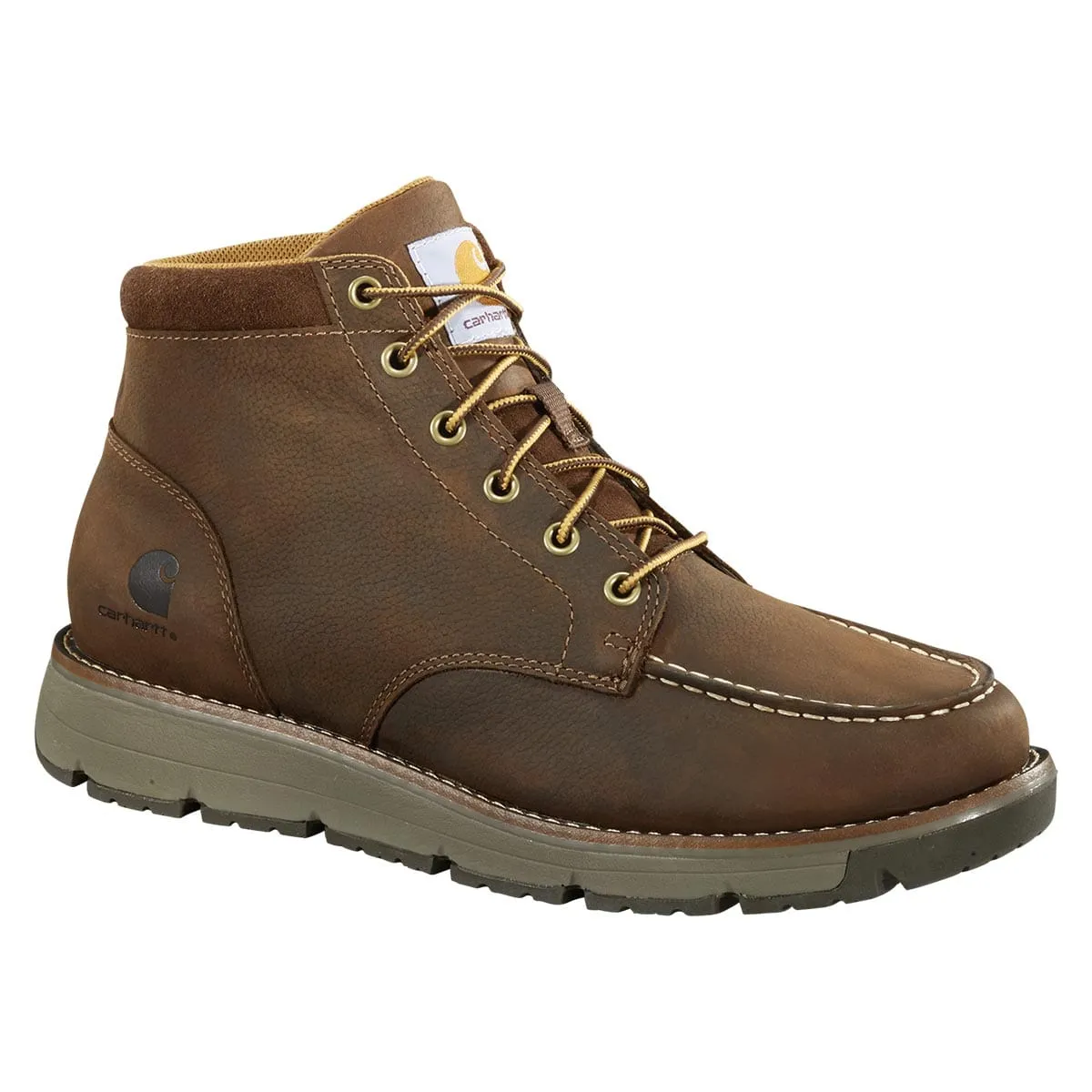 Carhartt Millbrook 5-inch Moc Toe Wedge Boot-Brown