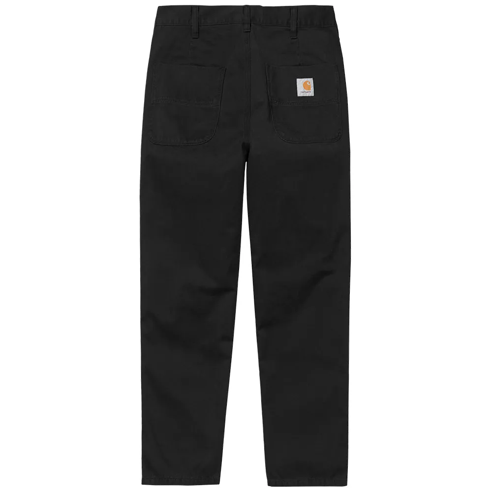 CARHARTT WIP ABBOTT PANT // BLACK (STONE WASHED) NO LENGTH