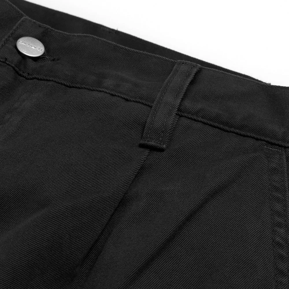 CARHARTT WIP ABBOTT PANT // BLACK (STONE WASHED) NO LENGTH