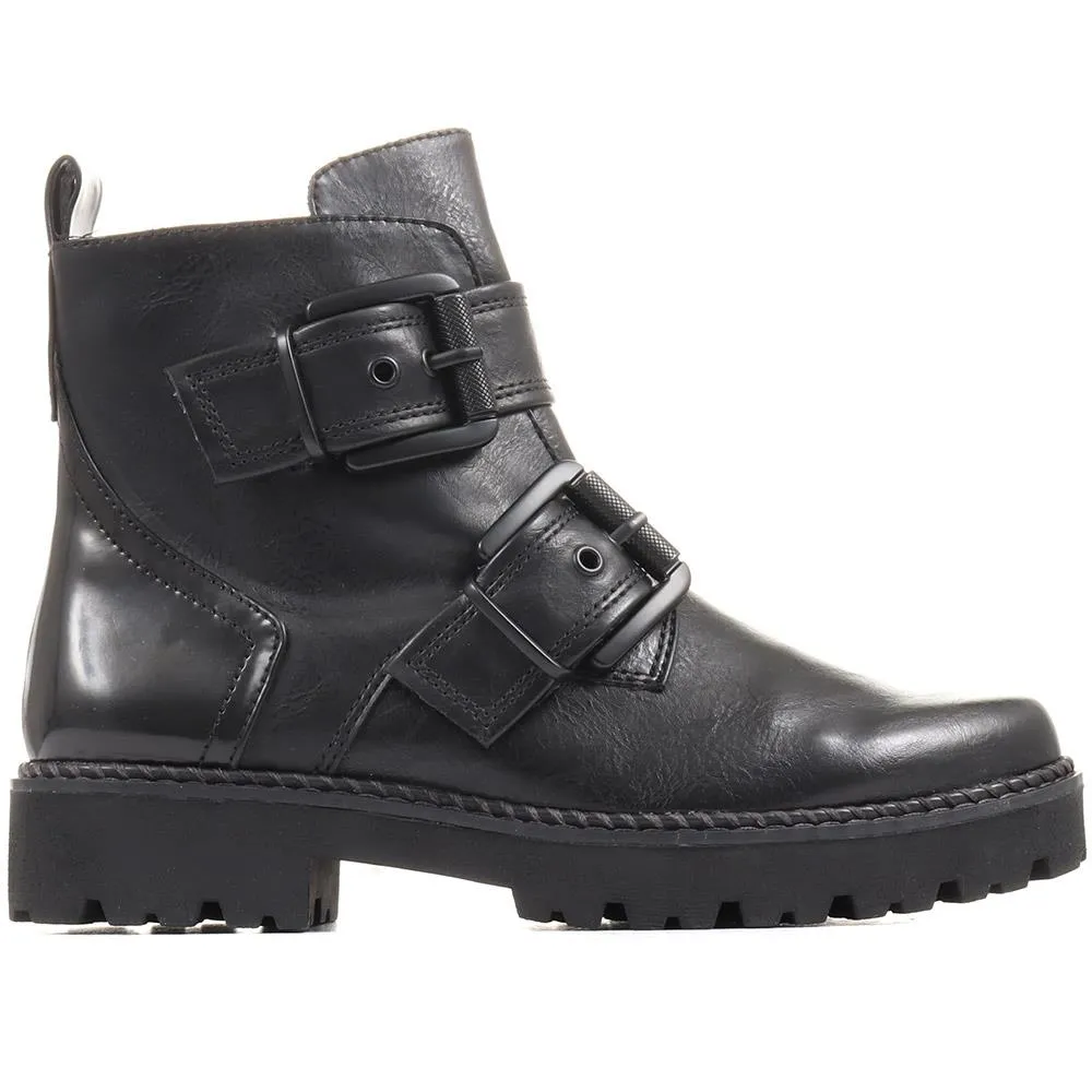 Chunky Biker Boots - WEN34505 / 320 720