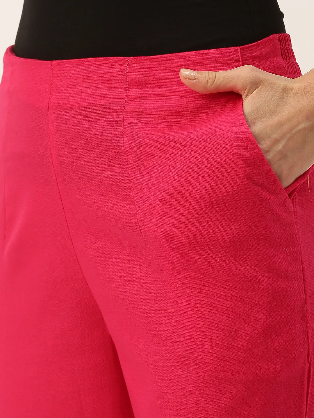 Cigarette Pant-Fuchsia