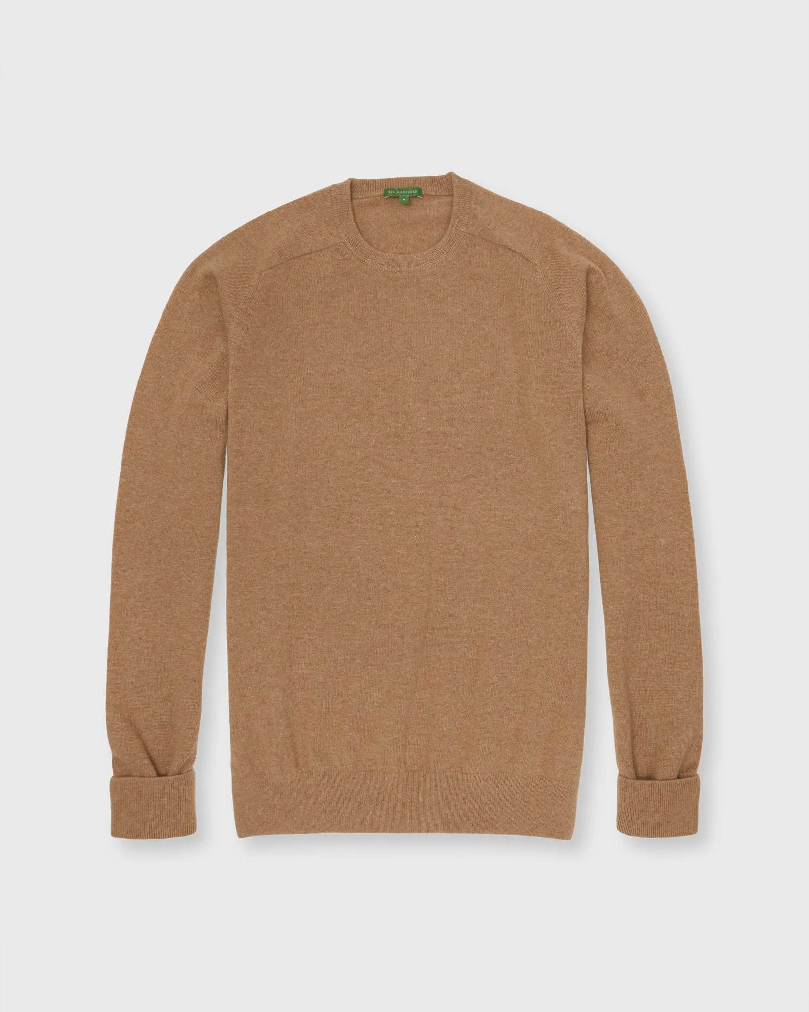 Classic Crewneck Sweater in Camel Cashmere