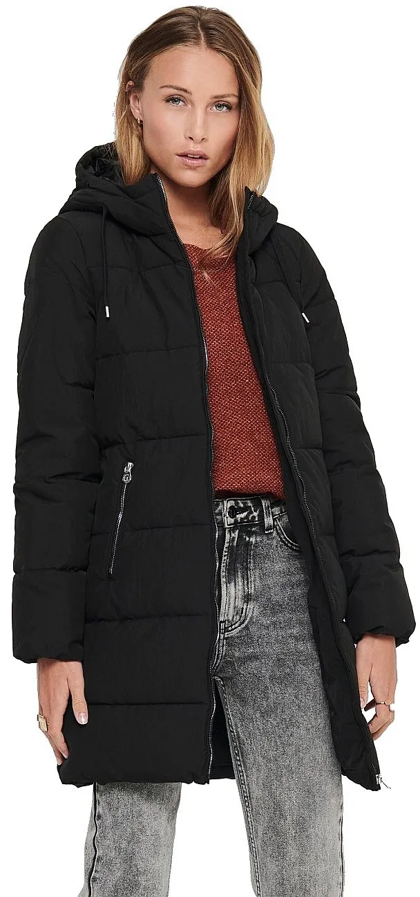 coat ONLY Dolly Long Puffer - Black - women´s