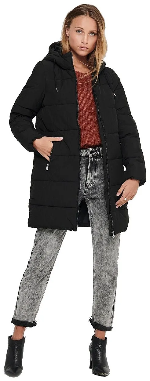 coat ONLY Dolly Long Puffer - Black - women´s