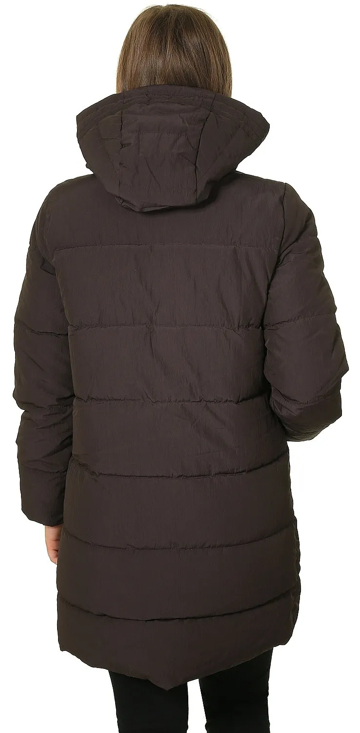 coat ONLY Dolly Long Puffer - Mulch - women´s