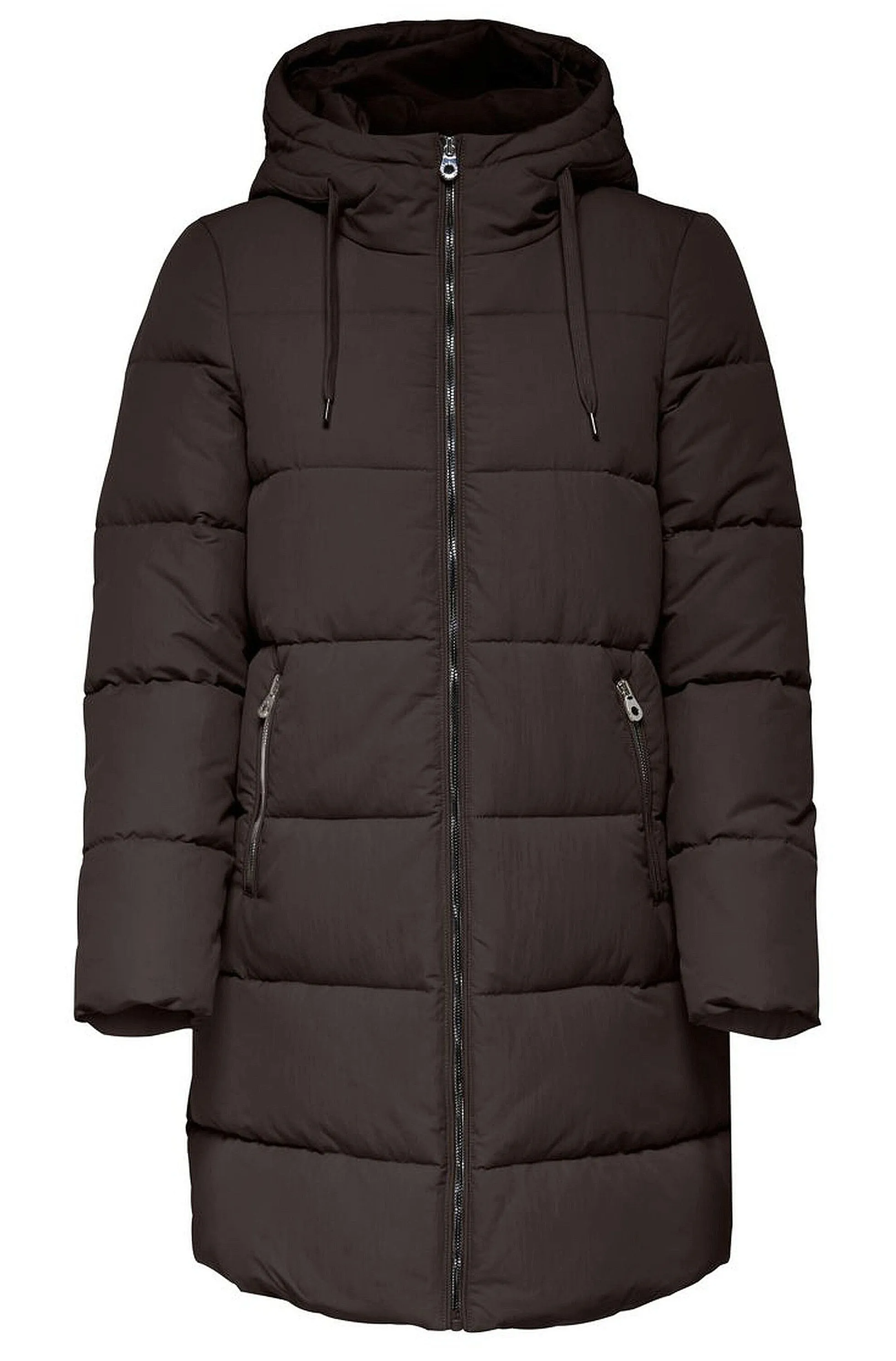 coat ONLY Dolly Long Puffer - Mulch - women´s