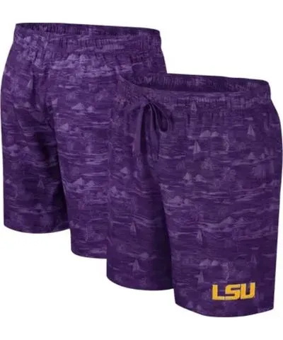 Colosseum Men's NCAA LSU Tigers Ozark Swim Shorts