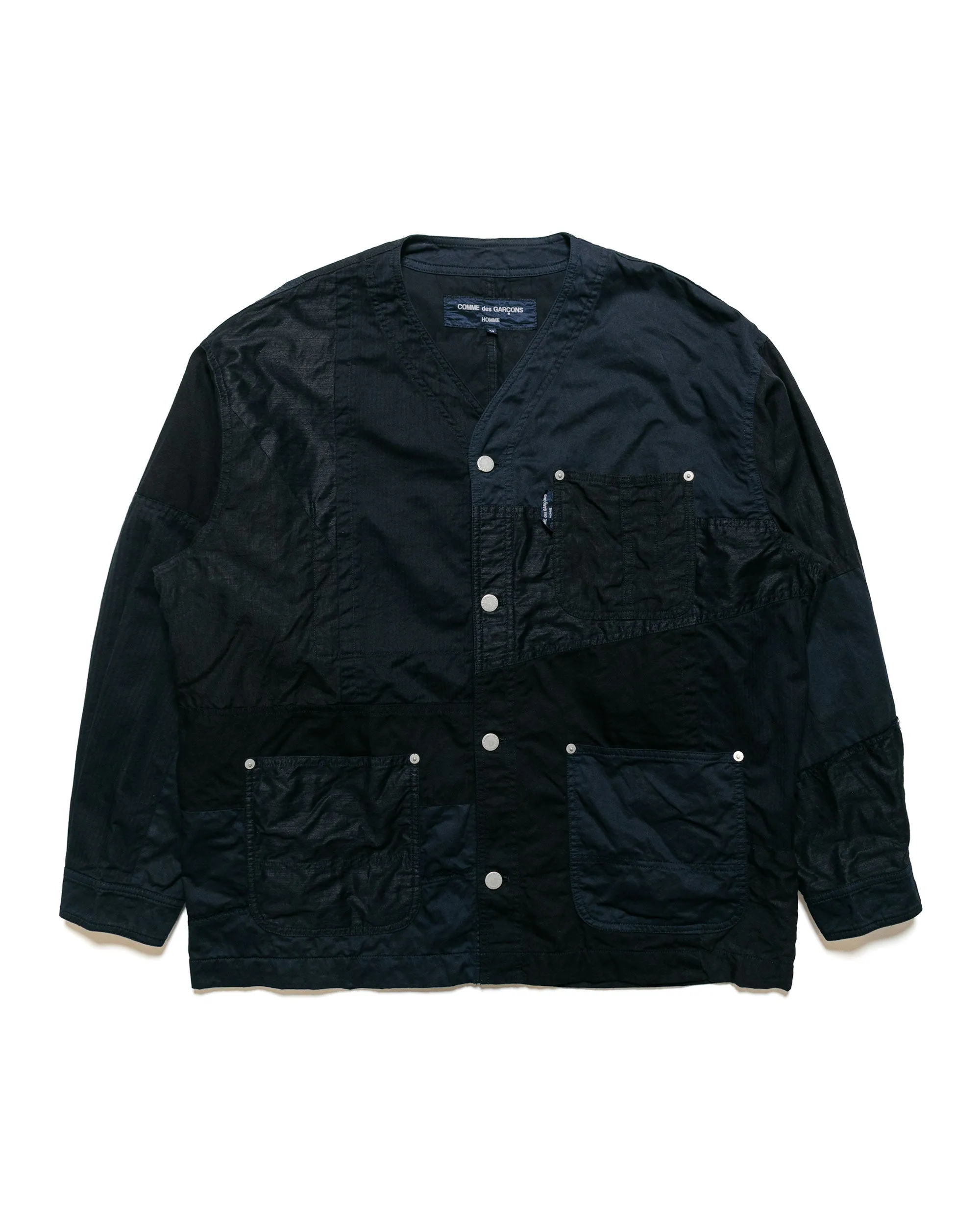 Comme des Garons HOMME Multi Fabric Jacket Navy