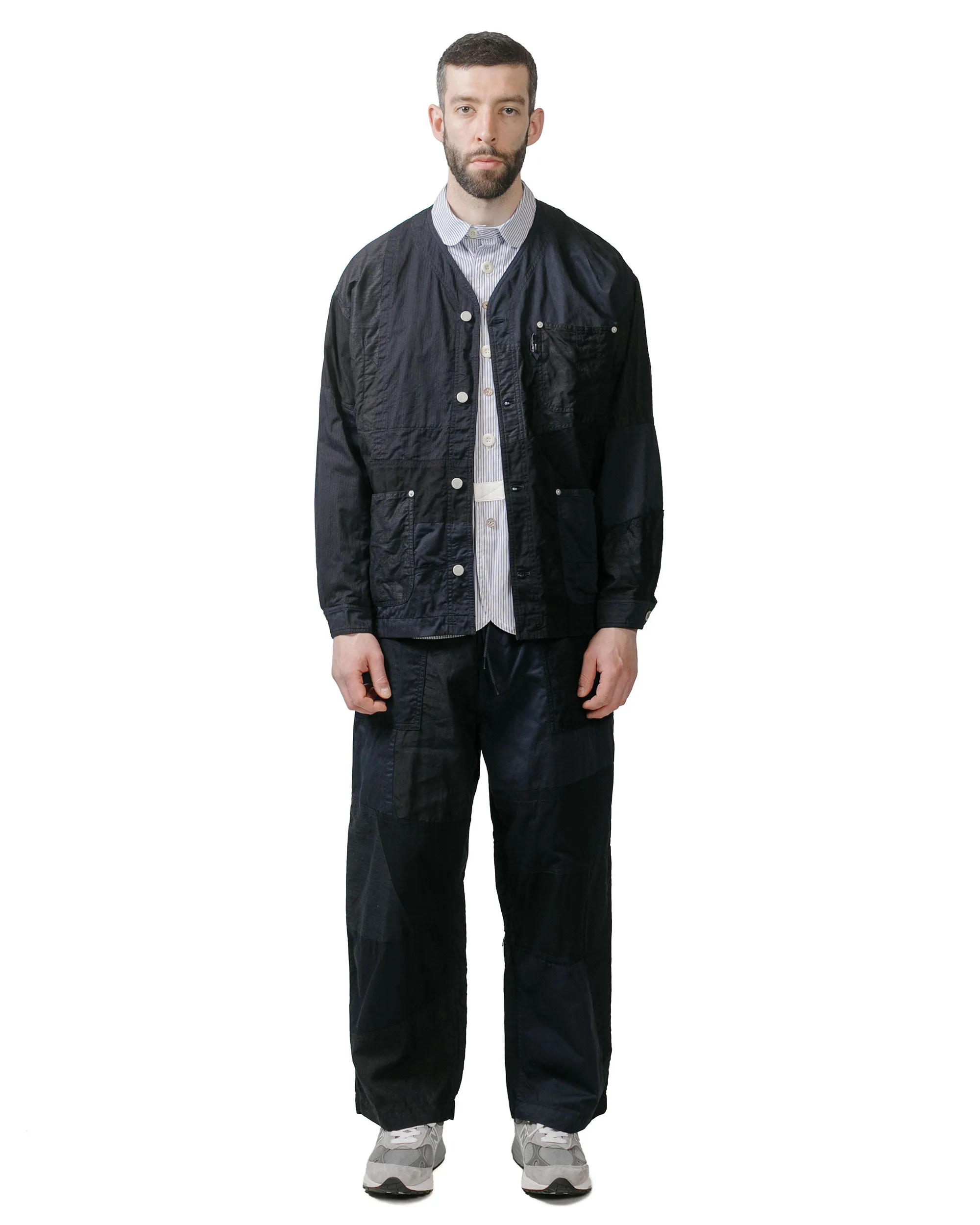 Comme des Garons HOMME Multi Fabric Jacket Navy