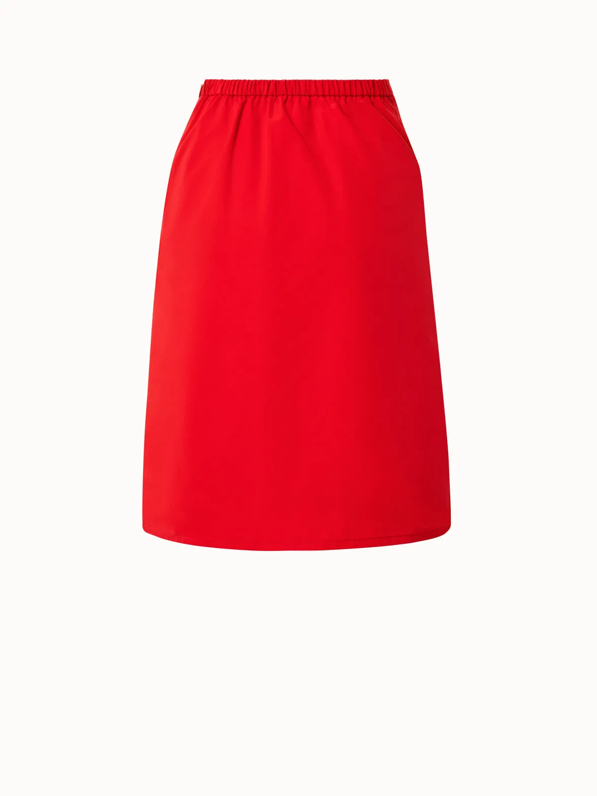 Cotton Stretch Gabardine Skirt