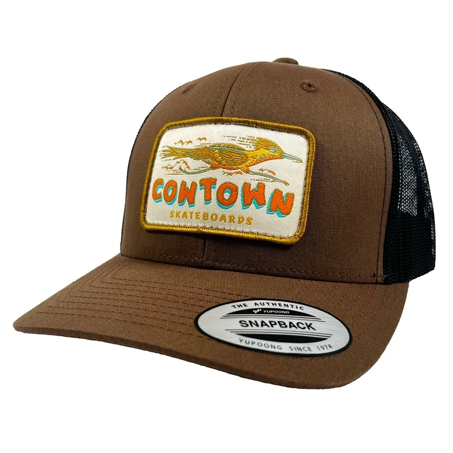 Cowtown Roadrunner Trucker Hat (Brown/Black)