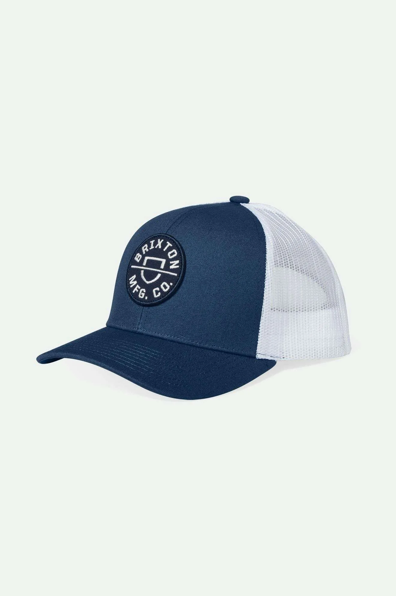 Crest Netplus Trucker Hat - Dark Denim/White