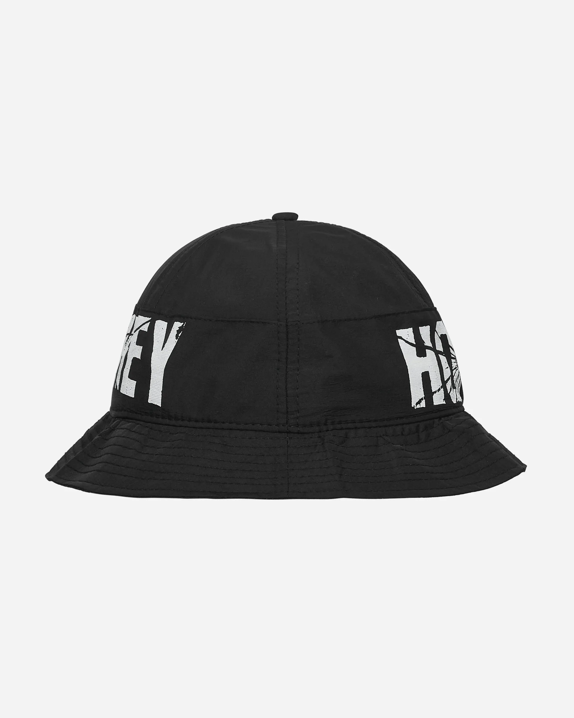 Crinkle Bell Bucket Hat Black