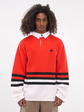 Cypher Polo Sweater (KN13-WO07-349-RED-MULTI)